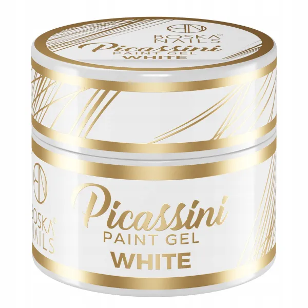Boska Nails Żel Do Zdobień Picassini Paint Gel White 5 ml