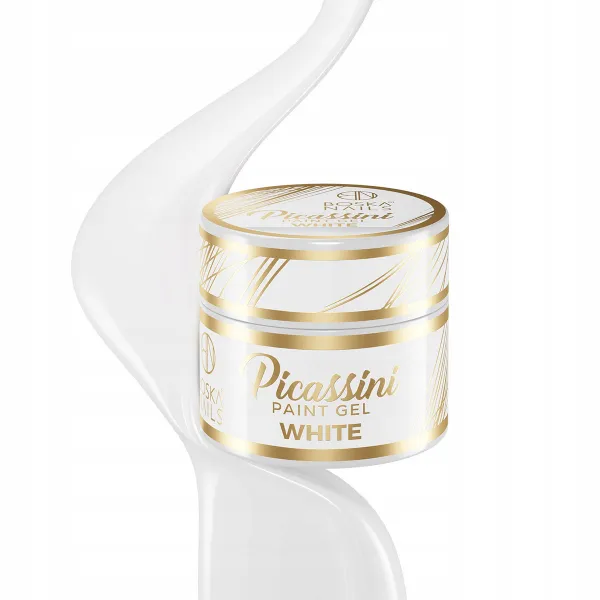 Boska Nails Żel Do Zdobień Picassini Paint Gel White 5 ml