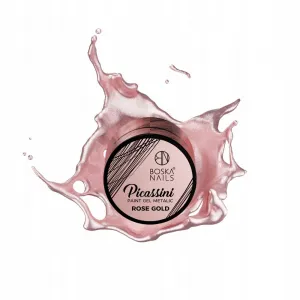 Boska Nails Żel Do Zdobień Picassini Paint Rose Gold 5 ml