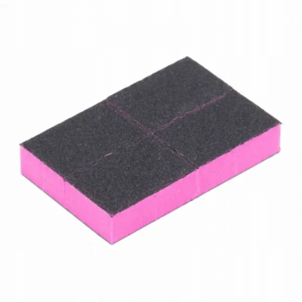 Blok polerski Nail4U Smart Mini 180/240 czarno-różowy