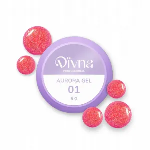 Divna Aurora Gel Żel Do Zdobień 01 5 ml