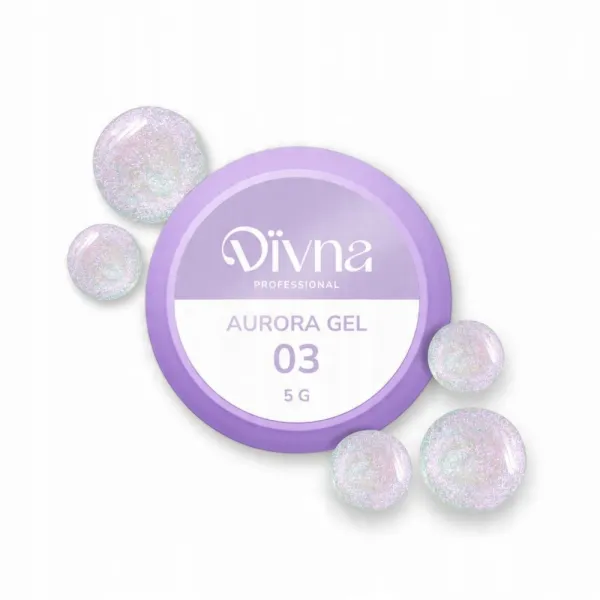 Divna Aurora Gel Żel Do Zdobień 03 5 ml