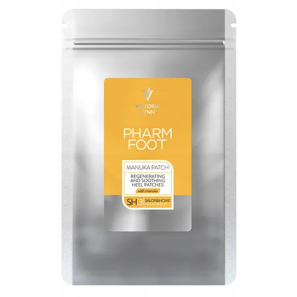 Pharm Foot Regenerująco-Łagodzące Plastry Do Pięt Z Miodem Manuka 20szt.