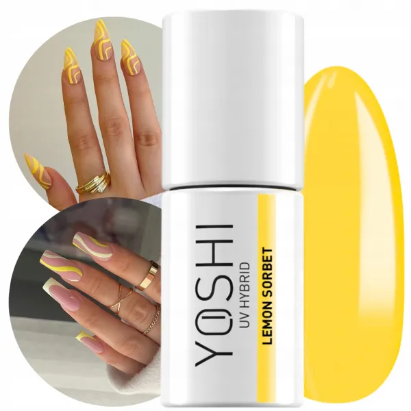 Yoshi Lakier Hybrydowy 822 Lemon Sorbet 6 ml