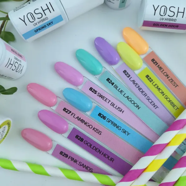 Yoshi Lakier Hybrydowy 822 Lemon Sorbet 6 ml