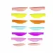 ZOLA wałeczki silikonowe do laminacji rzęs Rainbow L curl