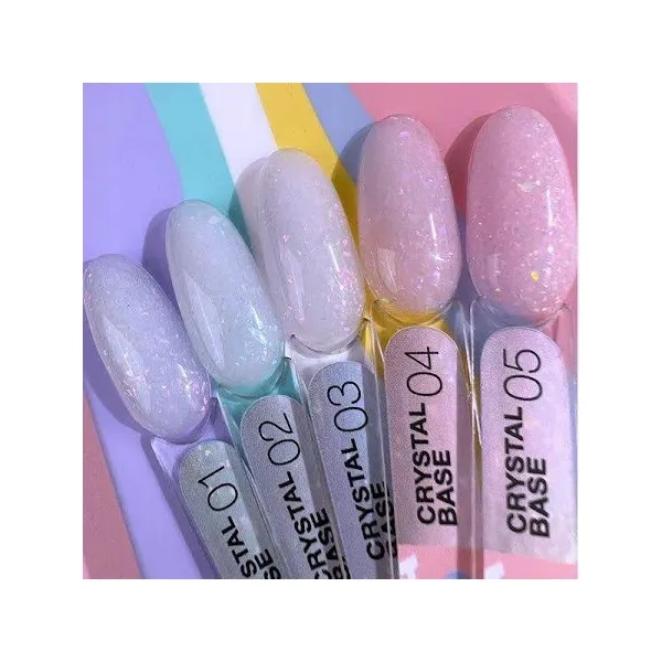 LUNA moon base Crystal 02 z kolorowymi drobinami 13 ml