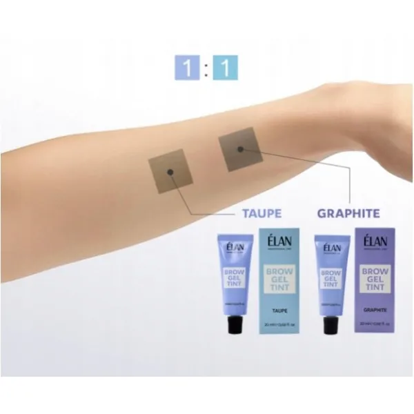Elan Brow Gel Tint Farba Żelowa Do Brwi Taupe 20 ml