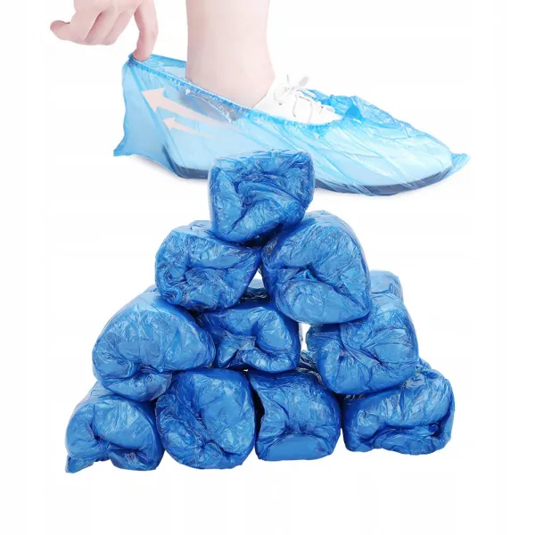 OCHRANIACZE NA BUTY FOLIOWE NIEBIESKIE 100 SZT
