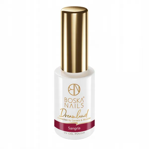 Bordowy Lakier hybrydowy Dreamland no 519 Lluvia Boska Nails 6 ml