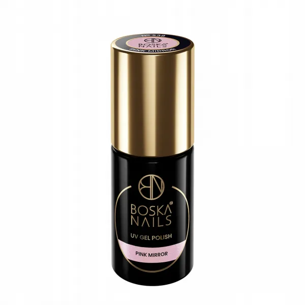 Lakier hybrydowy półtransparentny no 538 Pink Mirror Boska Nails 6 ml