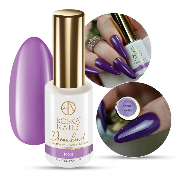 Lakier hybrydowy Dreamland no 526 Mora Boska Nails 6 ml