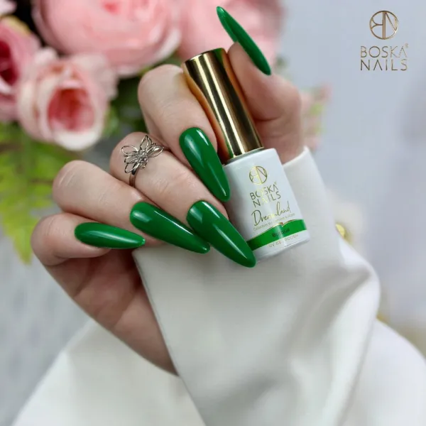 Zielony Lakier hybrydowy Dreamland no 525 Bosque Boska Nails 6 ml
