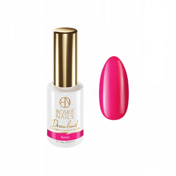 Różowy Lakier hybrydowy Dreamland no 520 Torero Boska Nails 6 ml