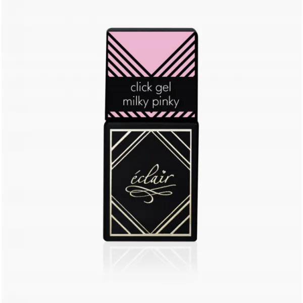 Żel w butelce Eclair Click Gel Milky Pinky 14ml