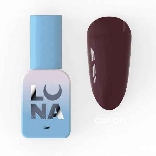 Luna Color 06, 13 ml czarny lakier hybrydowa