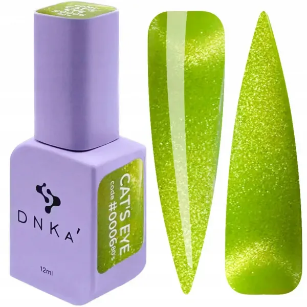 Dnka' Lakier Hybrydowy Color Cat's Eye #0006 80's 12 ml