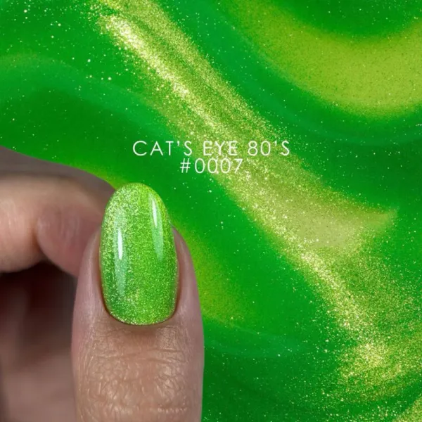Dnka' Lakier Hybrydowy Color Cat's Eye #0007 80's 12 ml