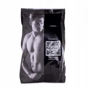 ItalWax Depilacja wosk twardy Pour Homme idealny dla mężczyzn 500g