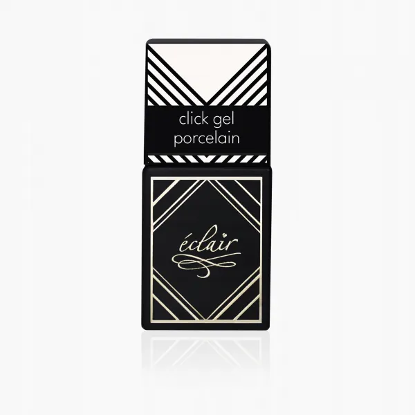 Eclair CLICK Gel PORCELAIN 14ml - żel do paznokci w butelce