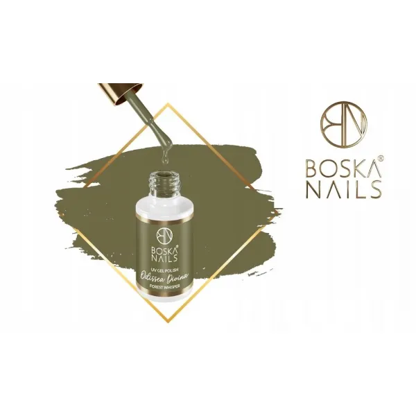 Boska Nails Lakier hybrydowy do paznokci manicure 6ml 548 Forest Whisper