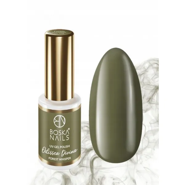 Boska Nails Lakier hybrydowy do paznokci manicure 6ml 548 Forest Whisper