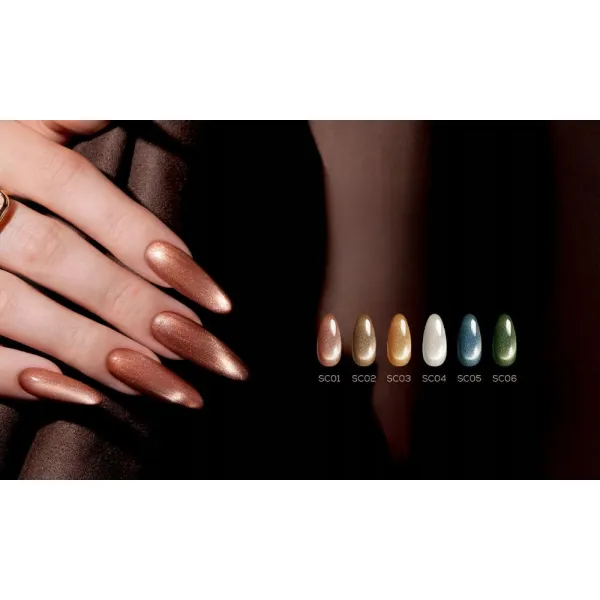 Makear Lakier Hybrydowy Cat Eye SC01 8 ml