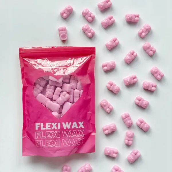 Flexi Wax elastyczny różowy wosk twardy Pimp My Brows 500g