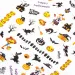 Halloween Naklejki Do Paznokci Cienkie Samoprzylepne - Dynie Czarownice