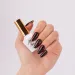 Lakier Hybrydowy do Paznokci MOLLYNAILS 8g Crackle Gel Black Nr158