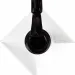 Lakier Hybrydowy do Paznokci MOLLYNAILS 8g Crackle Gel Black Nr158
