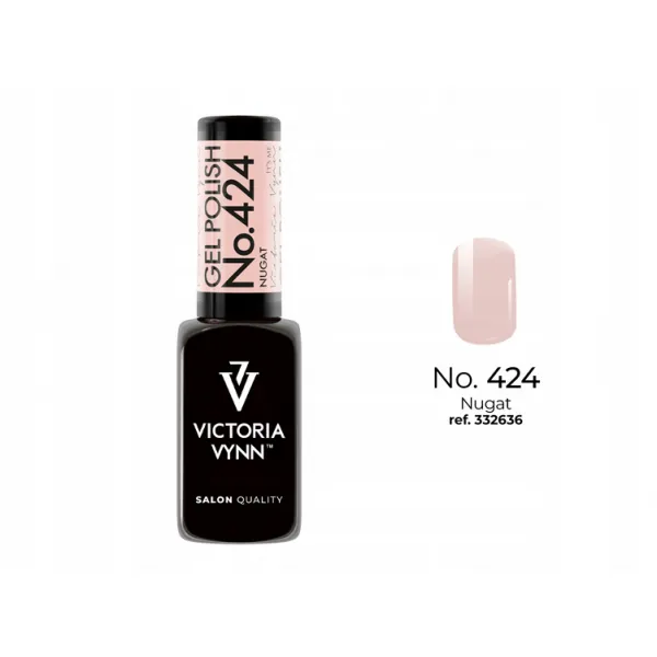 Victoria Vynn lakier hybrydowy do paznokci 424 Nugat 8 ml