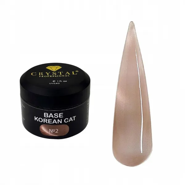 Base Korean Cat #2 15ml CRYSTAL PROFESSIONAL Baza Hybrydowa