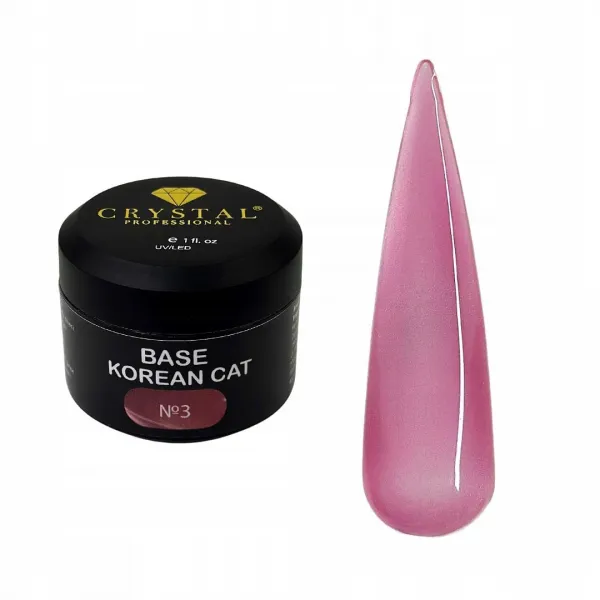 Base Korean Cat #3 15ml CRYSTAL PROFESSIONAL Baza Hybrydowa