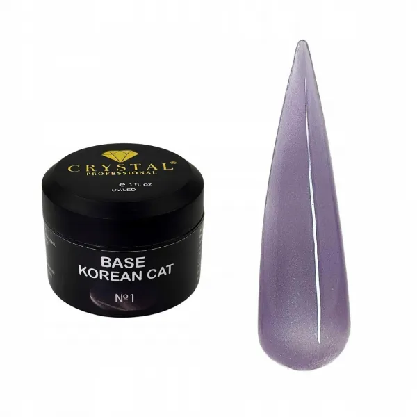 Base Korean Cat #1 15ml CRYSTAL PROFESSIONAL Baza Hybrydowa