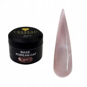 Base Korean Cat #7 15ml CRYSTAL PROFESSIONAL Baza Hybrydowa