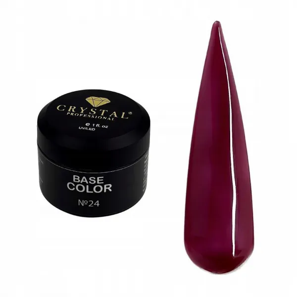 Base Color #24 15ml CRYSTAL PROFESSIONAL Baza Hybrydowa KAMUFLUJĄCA