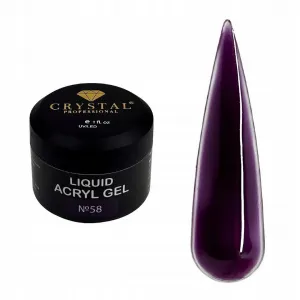 Liquid Acryl Gel #58 15ml CRYSTAL PROFESSIONAL Żel do wzmocnienia paznokci