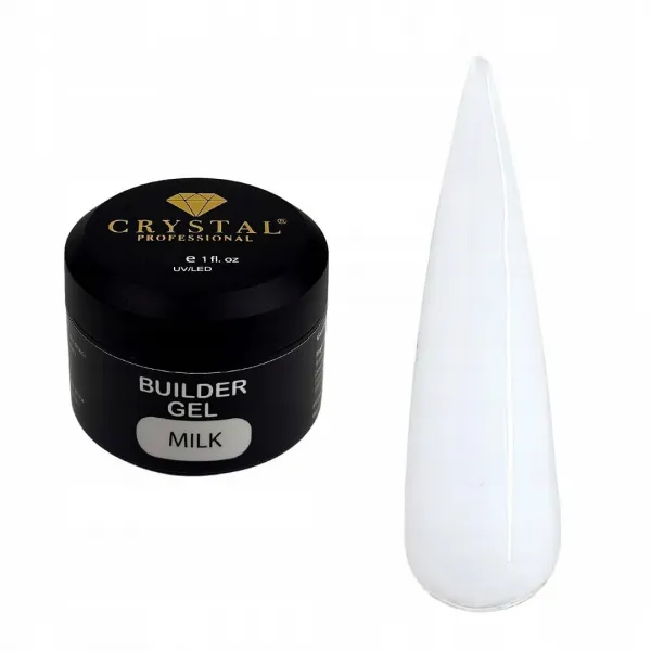 Builder Gel Milk CRYSTAL PROFESSIONAL, 30ml żel budujący