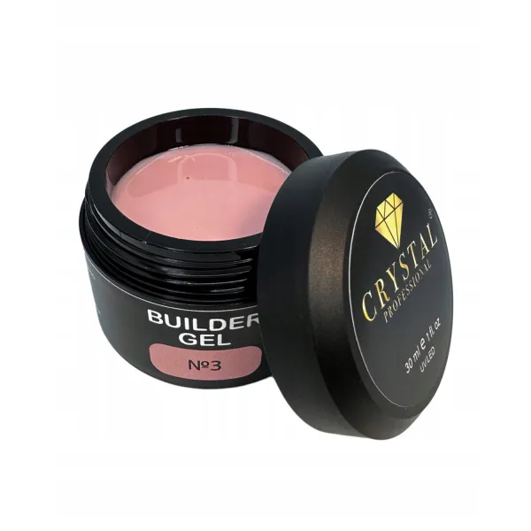 Builder Gel #3 CRYSTAL PROFESSIONAL, 30ml żel budujący