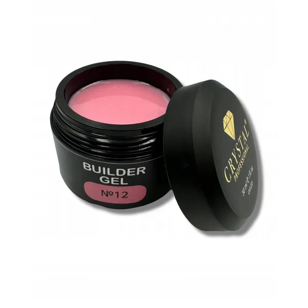 Builder Gel #12 CRYSTAL PROFESSIONAL, 30ml żel budujący