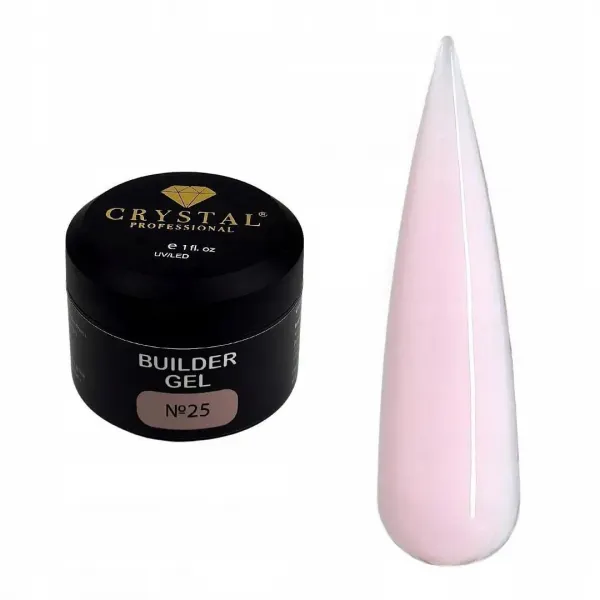 Builder Gel #25 CRYSTAL PROFESSIONAL, 30ml żel budujący