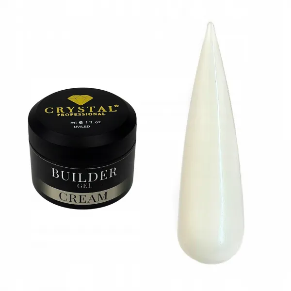 Builder Gel #Cream 30ml CRYSTAL PROFESSIONAL żel budujący