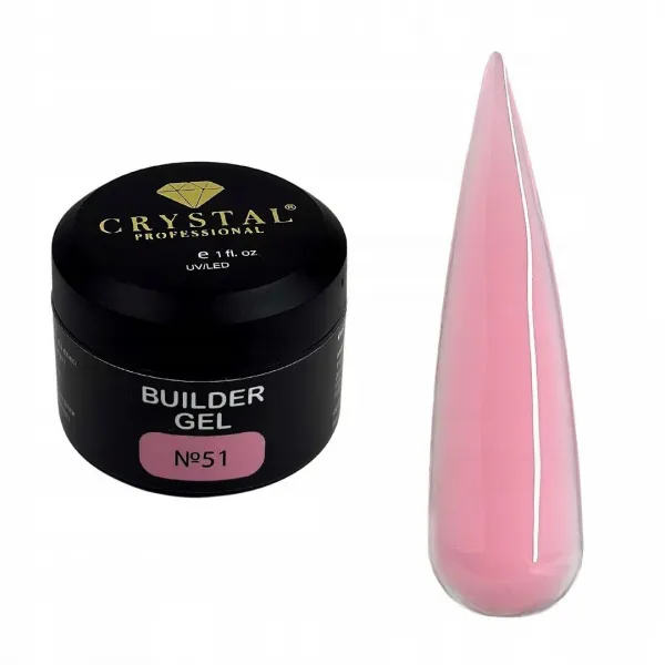 Builder Gel #51 30ml CRYSTAL PROFESSIONAL żel budujący
