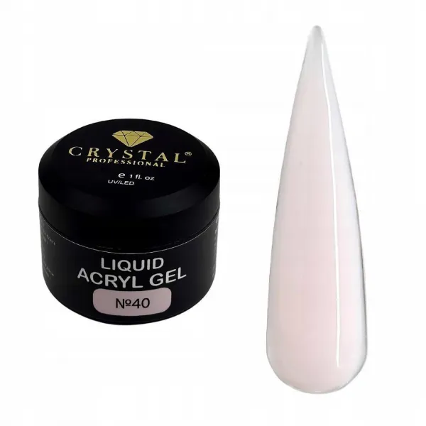 Liquid Acryl Gel 40 CRYSTAL PROFESSIONAL 30ml