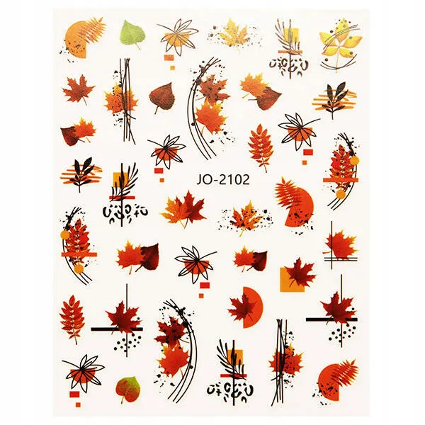 Em Nail Naklejki Do Paznokci Samoprzylepne Jesienne JO-2102