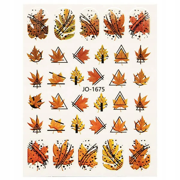 Em Nail Nakleji Do Paznokci Samoprzylepne Jesienne JO-1675