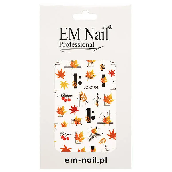 Em Nail Naklejki Do Paznokci Samoprzylepne Jesienne JO-2104