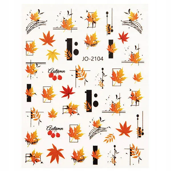 Em Nail Naklejki Do Paznokci Samoprzylepne Jesienne JO-2104