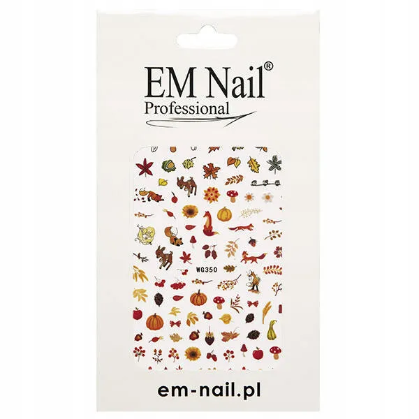 Em Nail Naklejki Do Paznokci Samoprzylepne Jesienne WG350